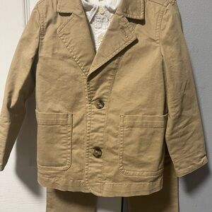 GAP Tan Kids Blazer Set